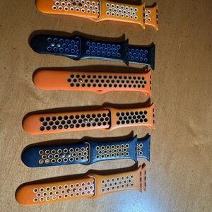 Vibrant Orange and Black Wearable Bands